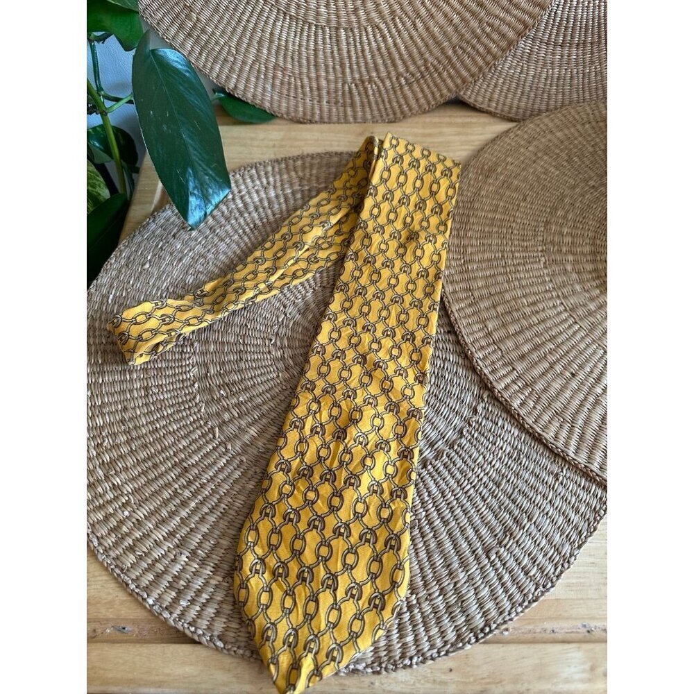 Brooks Brothers Makers yellow tie